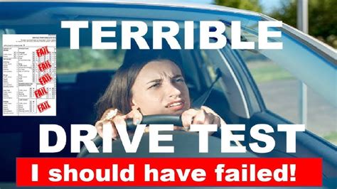 most common driving test fails